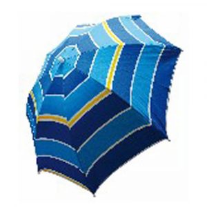 Parasol playa 180 cm. 8 varillas con tubo de 22/25 mm poliéster