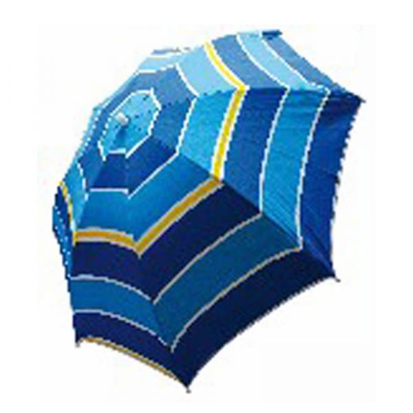 Parasol playa 180 cm. 8 varillas con tubo de 22/25 mm poliéster