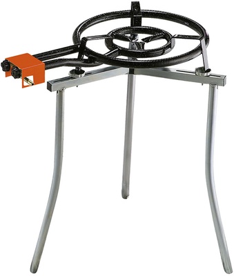 Soporte paellero universal hierro cincado RF 12. LA IDEAL