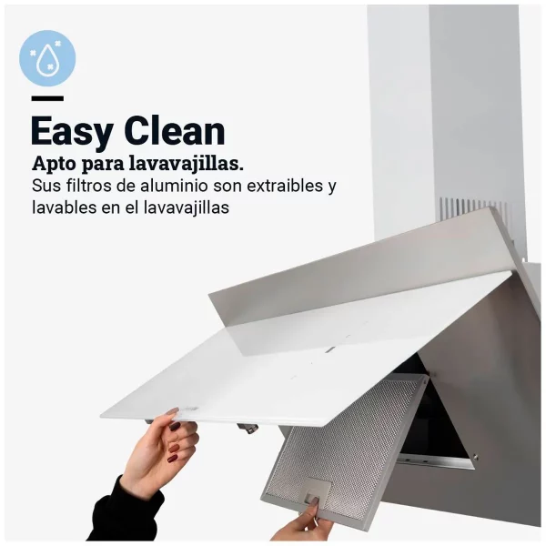 ANDES 4090W Campana inclinada cristal