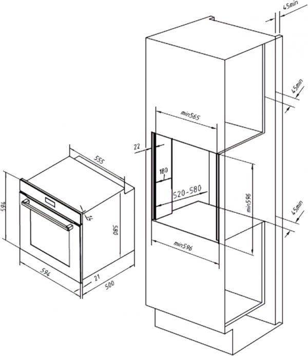 Horno Bolero Hexa C126000 Line+ A