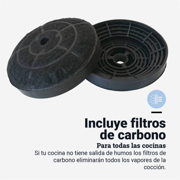 EVEREST 7060B Campana Piramidal Negra 60cm