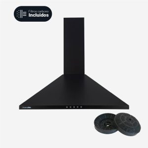 EVEREST 7060B Campana Piramidal Negra 60cm
