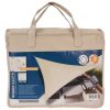 ProGarden Toldo triangular crema 3,6x3,6x3,6 m