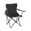 Silla plegable Ocean negro 80x50x50 cm