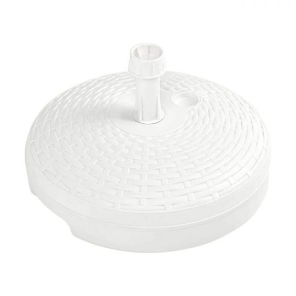 Base de ratán para sombrilla - Blanco