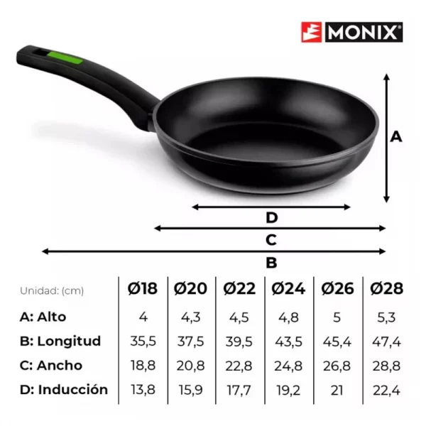 Sartén Monix Green 22 cm
