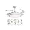 Ventilador retráctil Vera blanco
