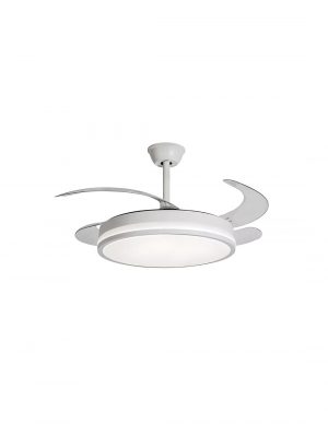 Ventilador retráctil Vera blanco