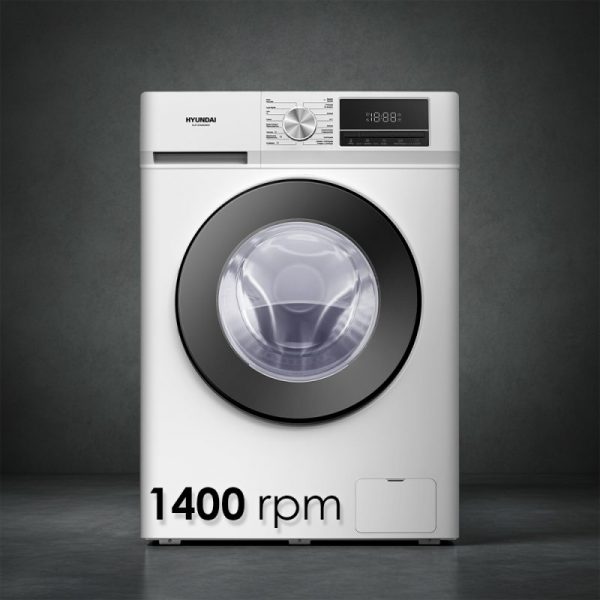 Lavadora Hyundai, Capacidad 12kg 1400rpm, Clase A.