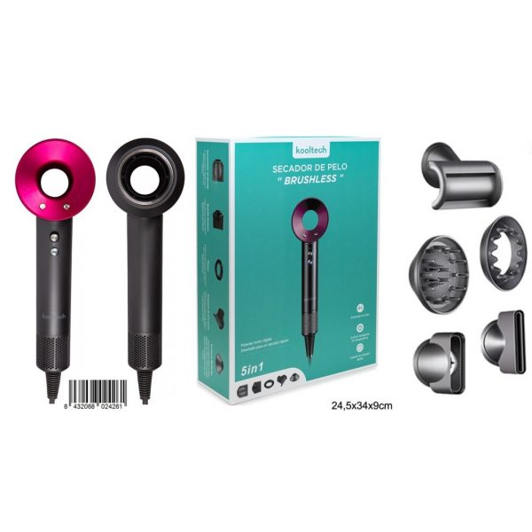 SECADOR DE PELO BRUSHLESS 5 EN 1