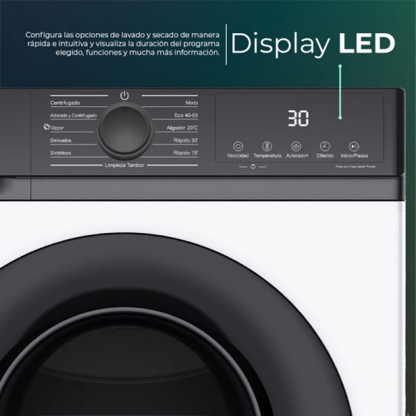 Foto_Optimizada_2-SL8203AIDV-800x800 Lavadora Svan, Capacidad 8kg 1200rpm, Clase A.